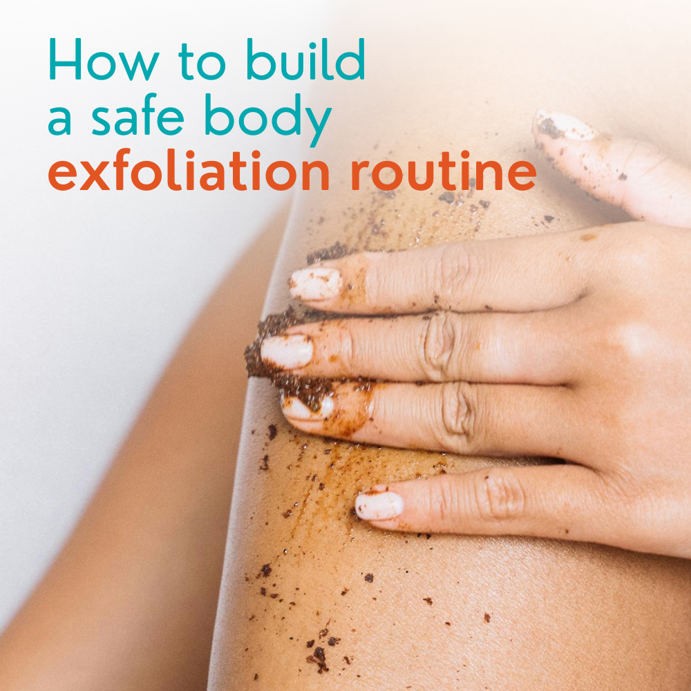 Exflotion How to Build a Safe Exfoliation Routine for Body Skin | Skinvest ...