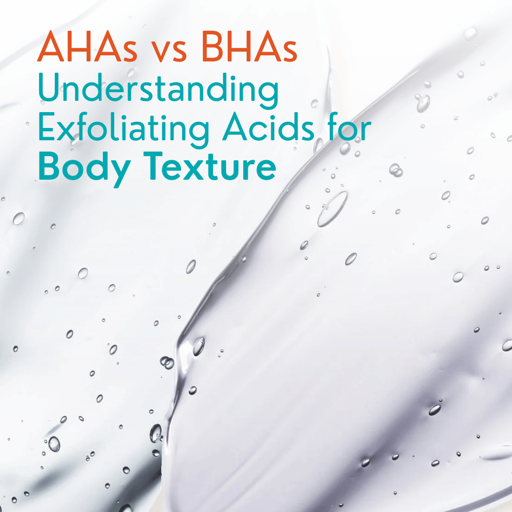 AHAs vs BHAs: How Acids Work for Body Bumps and Ingrown Hair