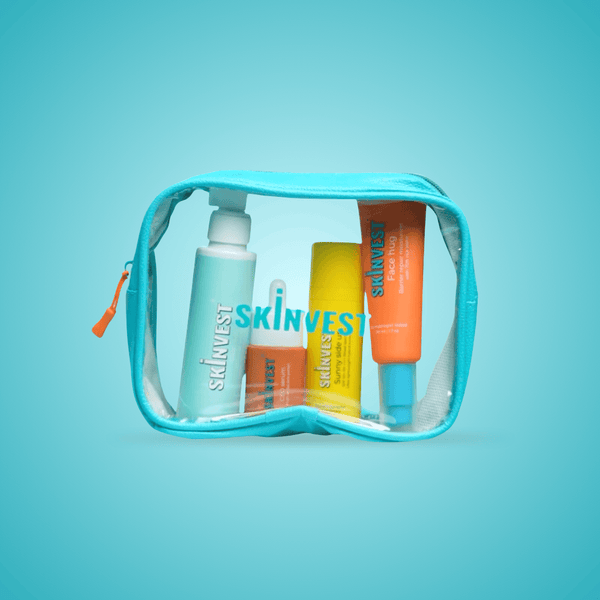 4 steps AM skincare routine