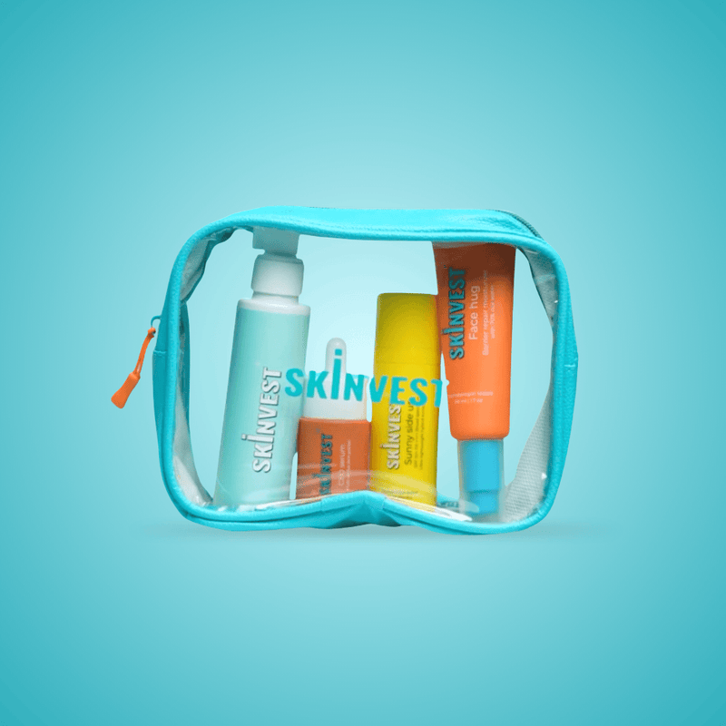 4 steps AM skincare routine