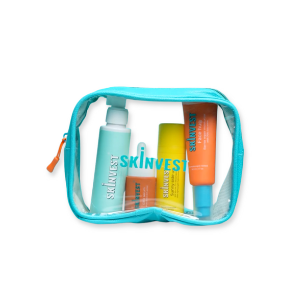 4 steps AM skincare routine