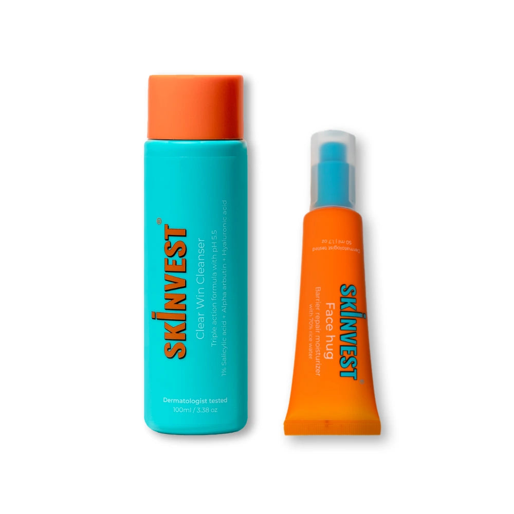 Face Hug Barrier Repair Moisturizer + Clear Win Gentle Cleanser ...