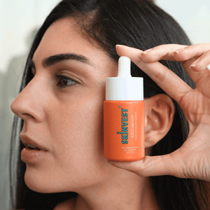 Skinvest 4-Step Daily Skincare Routine with cleanser, serum, moisturizer, and sunscreen