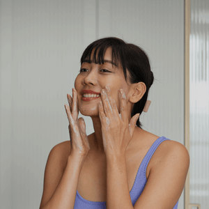 Skinvest 4-Step Daily Skincare Routine with cleanser, serum, moisturizer, and sunscreen