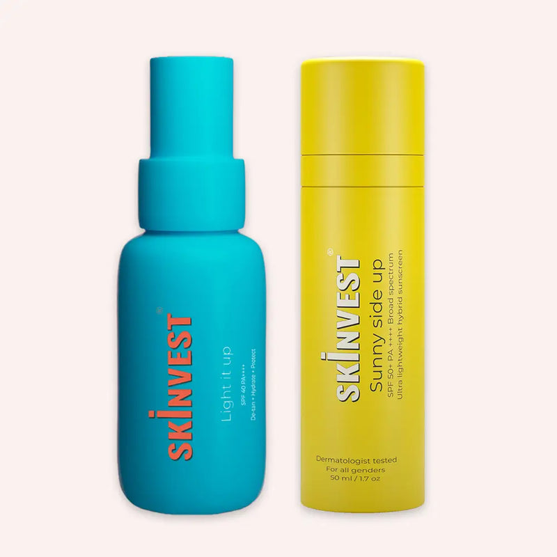 Sunny side up SPF 50+ PA ++++ Sunscreen  (50ml) + Light It Up Sunscreen Body Spray (100ml)