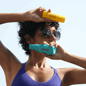 Skinvest Summer Face and Body Saviour combo with Sunny Side Up Sunscreen and Light It Up Mist
